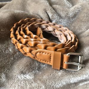 Tan Braided Belt